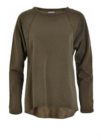 Оливковий (хакі) демісезонний светр джемпер Deha