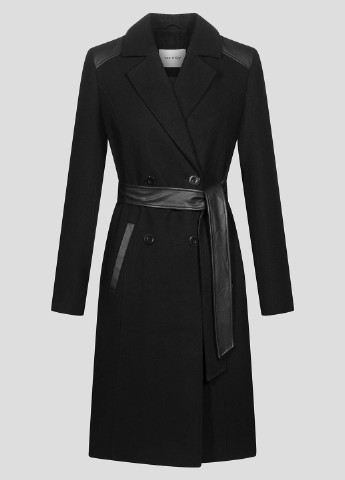 Черное демисезонное Пальто однобортное Orsay