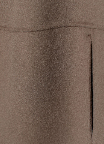 Темно-бежевое демисезонное Пальто шерсть бленд H&M