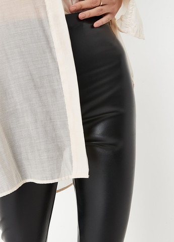 Черные демисезонные леггинсы Missguided