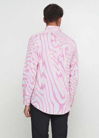 Розовая кэжуал рубашка в полоску Ralph Lauren с длинным рукавом