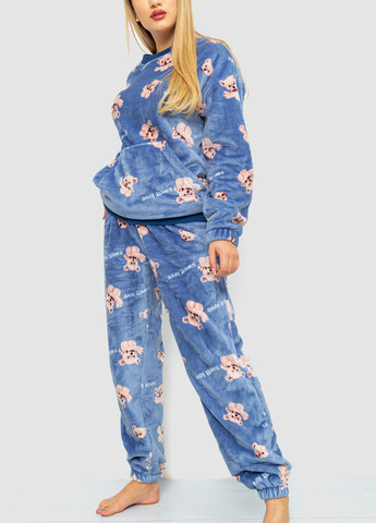 Светло-синяя демисезонная пижама (свитшот, брюки) свитшот + брюки Ager