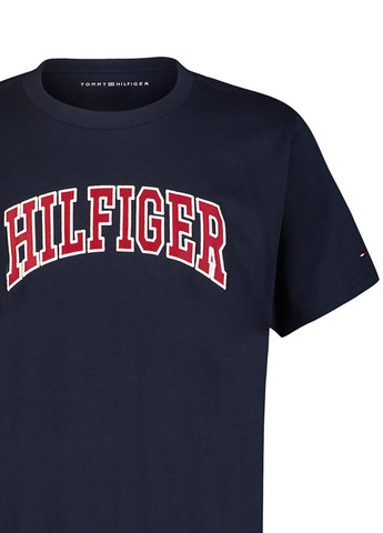Темно-синяя летняя футболка Tommy Hilfiger
