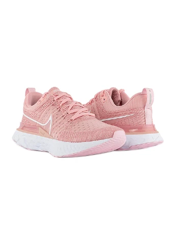 Кроссовки W REACT INFINITY RUN FK 2 Nike розовые демисезоны (254669706)