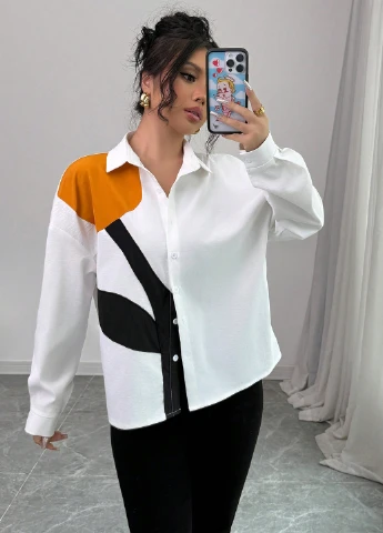 Біла блуза SHEIN