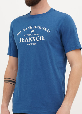 Морської хвилі футболка Mustang