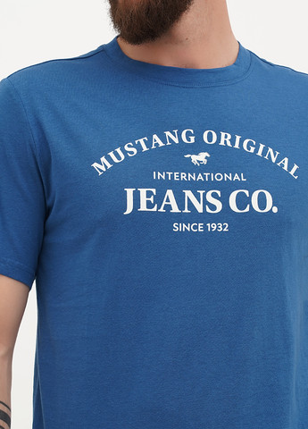 Морської хвилі футболка Mustang