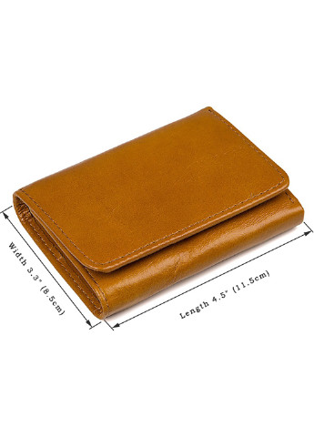 Жіночий шкіряний гаманець 11х8,5 см Vintage (229459459)