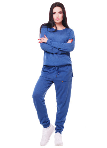 Комбинезон 1 For You комбинезон-брюки однотонный голубой кэжуал