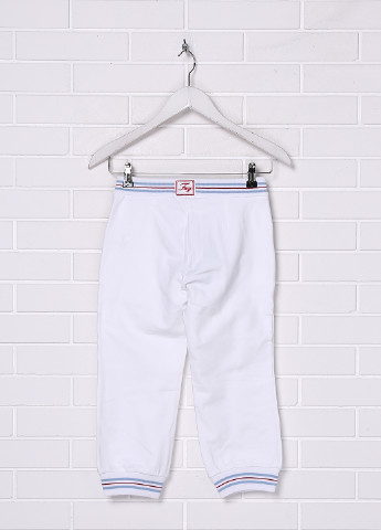 Белые кэжуал демисезонные прямые брюки Simonetta Fay