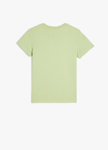 Светло-зеленая летняя футболка KOTON
