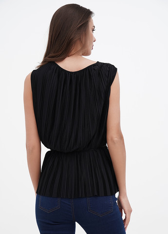 Черная демисезонная блуза весняно-літня на запах H&M