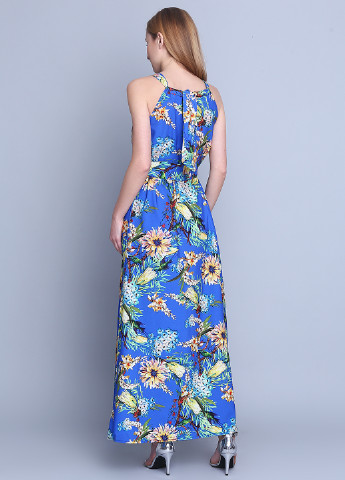 Блакитна кежуал сукня Anastasimo з квітковим принтом