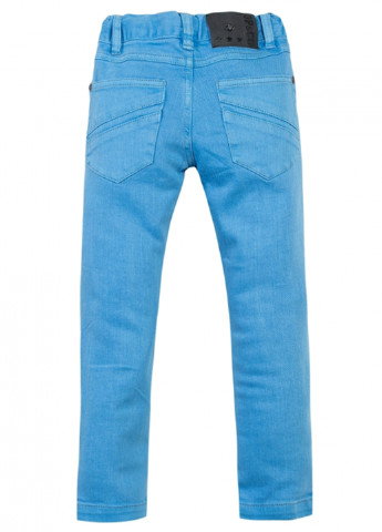 Синие демисезонные зауженные джинсы 3 Pommes