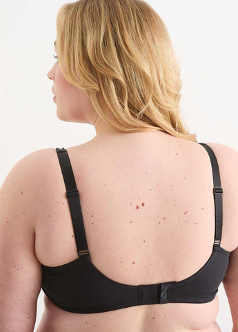 Чорний мінімайзер бюстгальтер C&A без кісточок нейлон