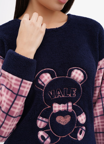 Рожево-лілова зимня піжама (світшот, штани) LINDROS