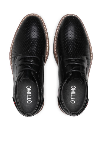 Черные туфли cyl6082-1 со шнурками Ottimo