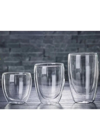Склянка з подвійним дном Гейша 16780-3 400 мл Olens (253617667)