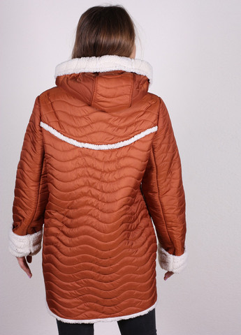 Светло-коричневая демисезонная куртка зимняя на меху LeeKosta