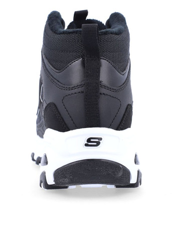 Осенние ботинки Skechers с логотипом тканевые, из искусственной кожи