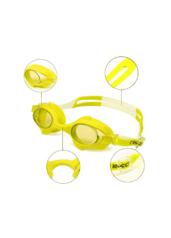 Окуляри для плавання дитячі, універсальні з Anti-туманним покриттям, Leacco No Brand (251886736)
