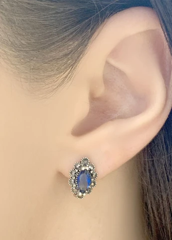 Серьги Silver Flame (152533597)