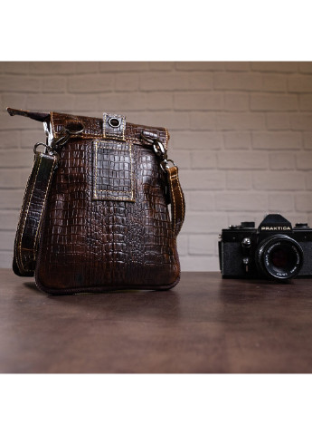 Чоловіча шкіряна сумка 21х17х1 см Vintage (242188673)