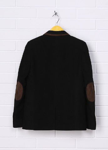 Пиджак Миа-Стиль с длинным рукавом однотонный чёрный деловой