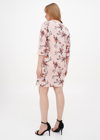 Рожева кежуал сукня а-силует Terranova з квітковим принтом