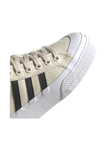 Светло-бежевые кеды h00641 adidas Nizza Platform Mid W Beige