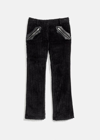 Черные кэжуал демисезонные брюки Coach