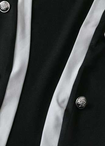 Черный демисезонный комплект (жакет, платье) SHEIN