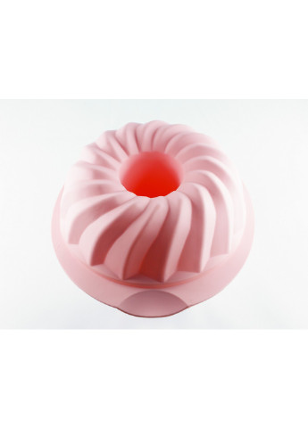 Форма силіконова для випічки кексу з втулкою, 20см рожева (MYS-41021) MysSilicone (216708602)