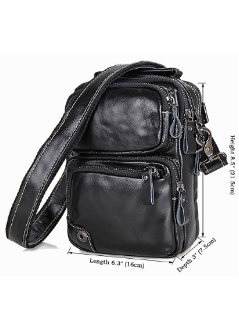 Мужская кожаная сумка 16х21,5х7,5 см Vintage (242188741)