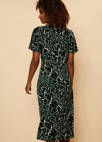 Зеленое кэжуал платье а-силуэт Wallis сердечки