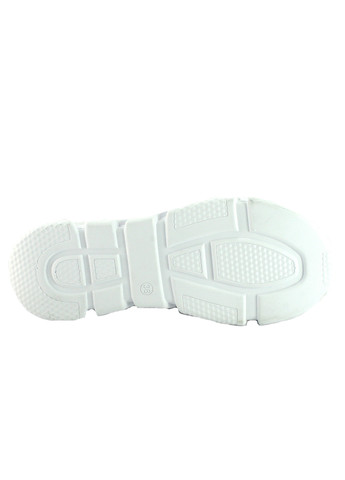 Белые шлёпанцы Mila с перфорацией