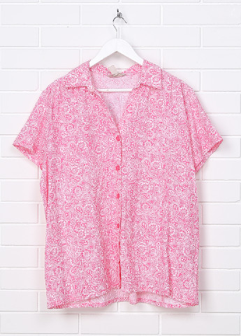 Розовая кэжуал рубашка с абстрактным узором White Stag