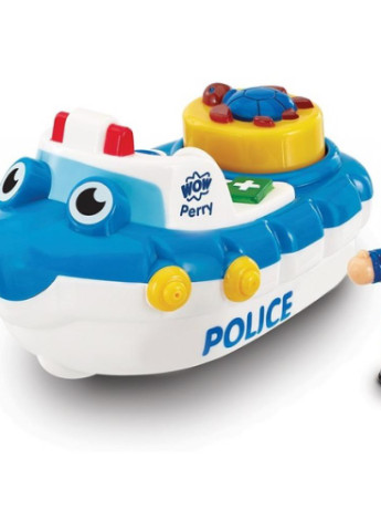 Розвиваюча іграшка Поліцейська човен Перрі (10347) WOW TOYS полицейская лодка перри (203983484)