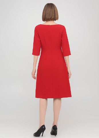 Червона кежуал сукня футляр The J. Peterman Company однотонна
