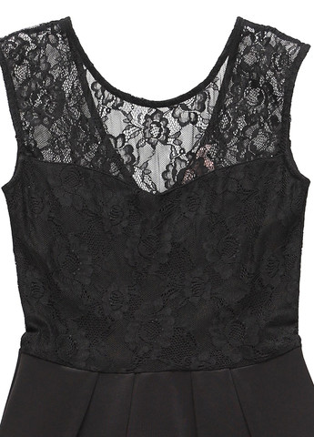 Черное кэжуал, коктейльное платье клеш Anna Field однотонное