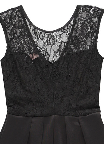 Черное кэжуал, коктейльное платье клеш Anna Field однотонное