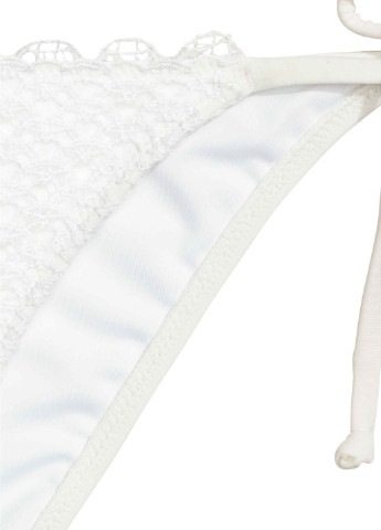 Белые купальные трусики-плавки однотонные H&M