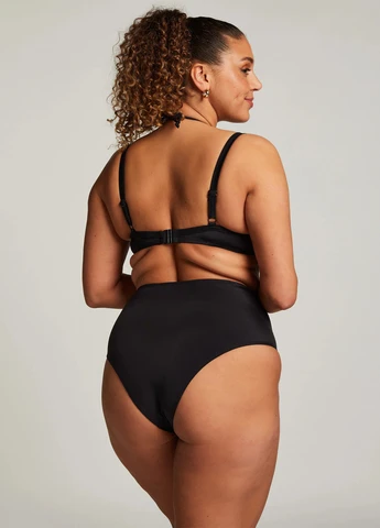 Черные купальные трусики-плавки однотонные Hunkemoller