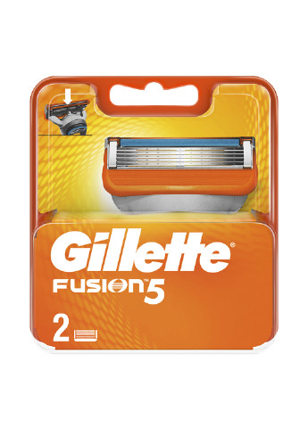 Картриджи для бритья Fusion (2 шт.) Gillette (14392292)