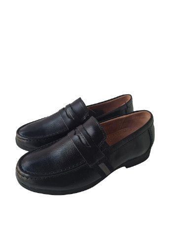 Черные туфли без шнурков KangFu