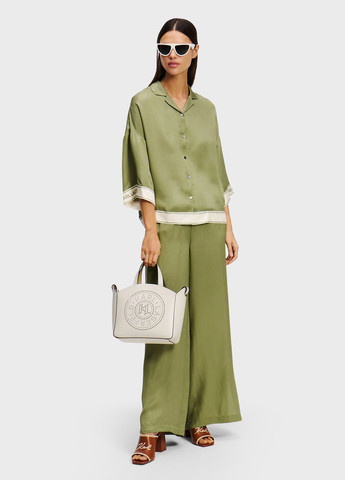 Оливкова блуза Karl Lagerfeld