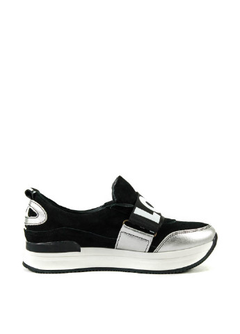 Черно-белые демисезонные кроссовки Elmira
