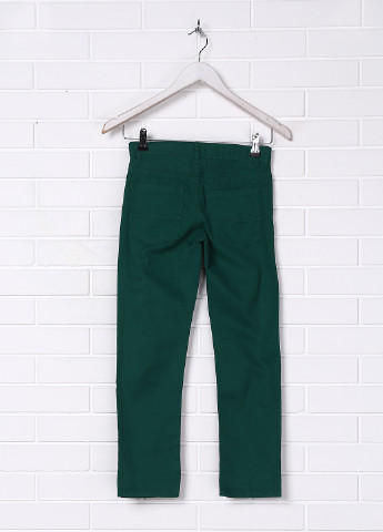 Зеленые демисезонные со средней талией джинсы H&M
