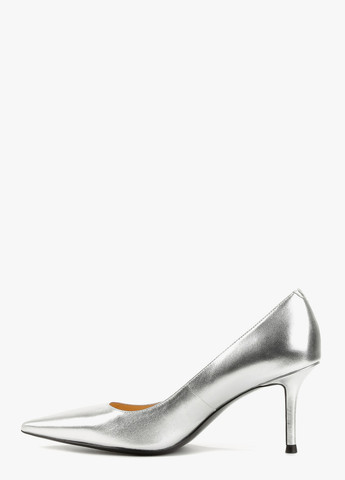 Le'BERDES Туфлі туфлі-човники срібний з натуральна шкіра, україна — демісезон (322646259)