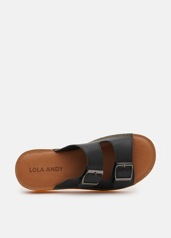Черные шлепанцы Lola Andy